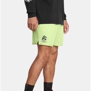 UNDER ARMOUR Steph Curry Splash 5" Mesh Shorts Green Men's 3XL *NEW* 1387092-304